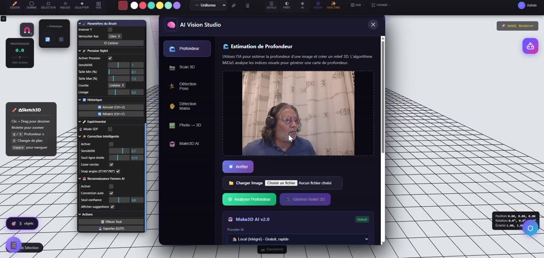 AI Vision Studio - Profondeur