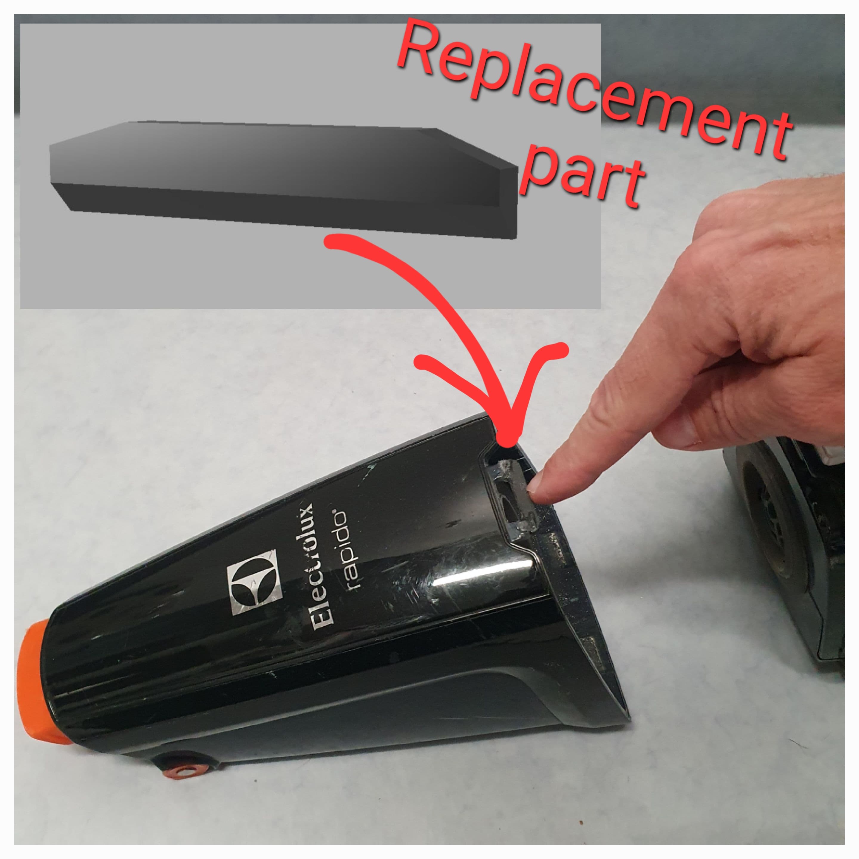 Latch Handheld Vacuum Cleaner — David (PRINTABLES)