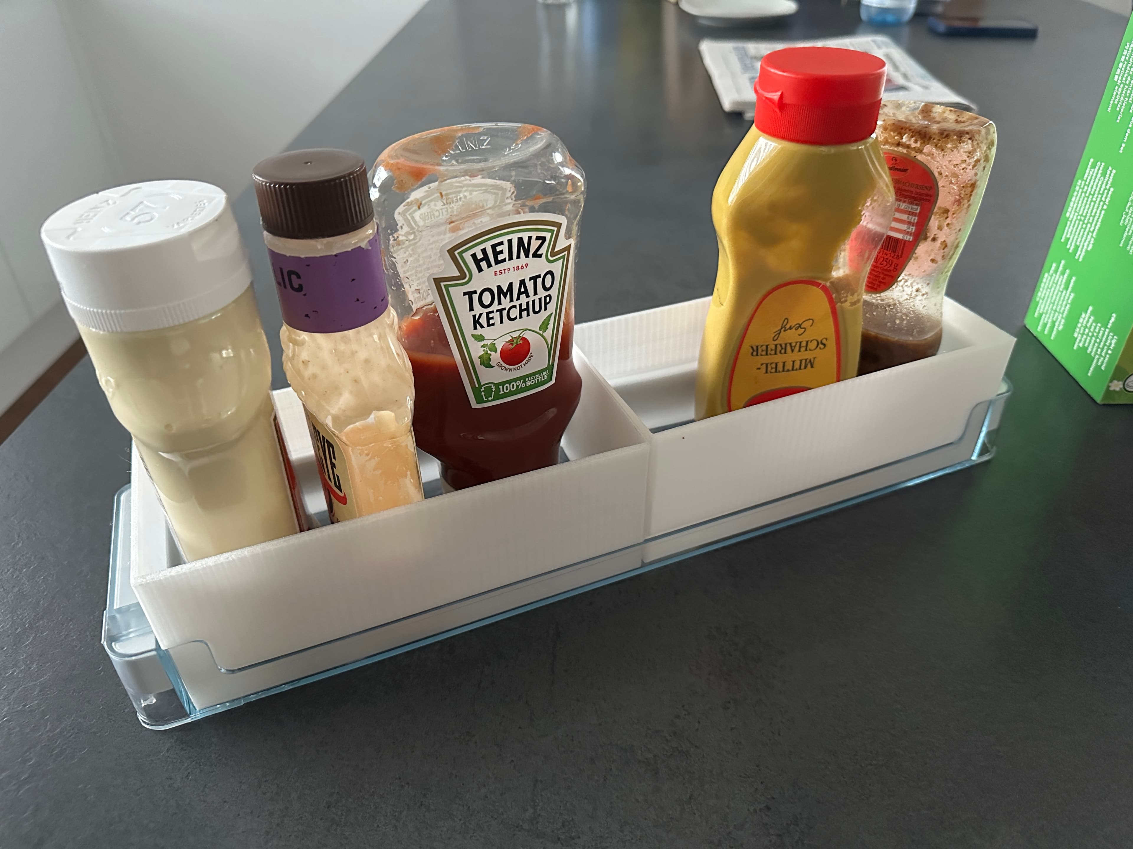 Fridge Door Bottle Retainer Frame — Marcello (PRINTABLES)